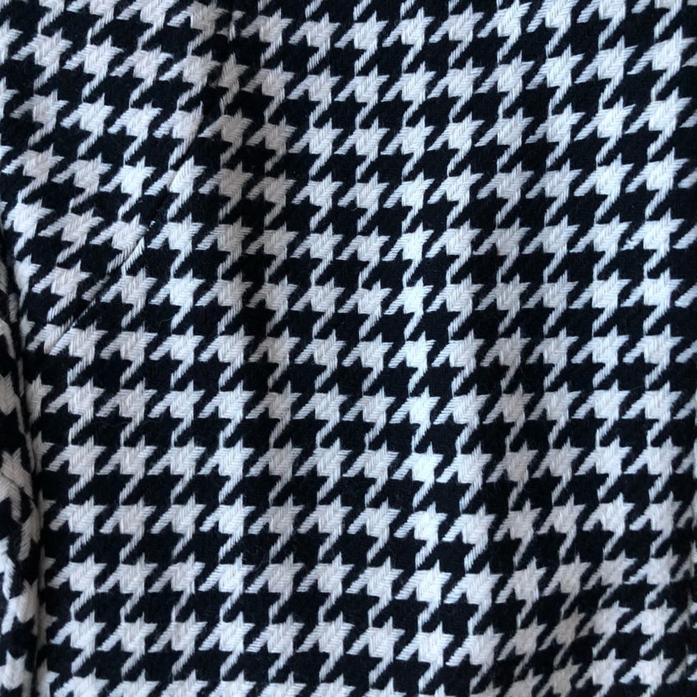 Pendleton Houndstooth Blackwhite Jacket Petite 10 - image 8